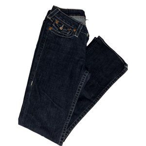 True Religion Women's Blue Boot Cut Denim Jeans Size‎ 28
